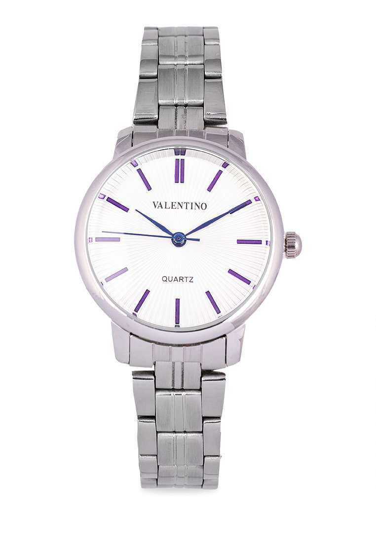 Valentino 20122327-WHITE DIAL Silver Stainless Strap for Women-Watch Portal Philippines