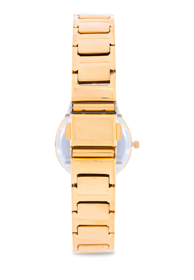 Valentino 20122359-GOLD DIAL Stainless Steel Strap Analog