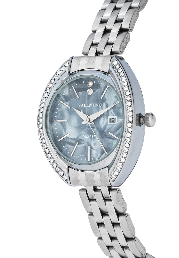 Valentino 20122386-MOP DIAL Stainless Steel Strap Analog Watch for Women-Watch Portal Philippines