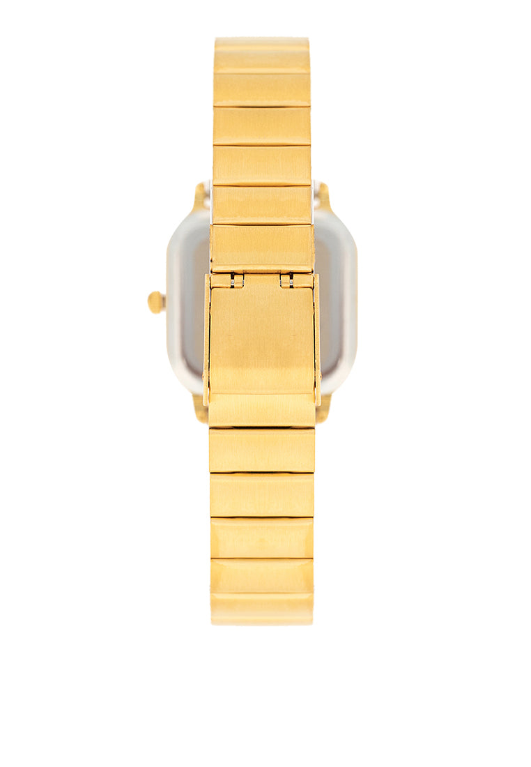 Valentino 20122389-GOLD DIAL Stainless Steel Strap Analog Watch for Women-Watch Portal Philippines