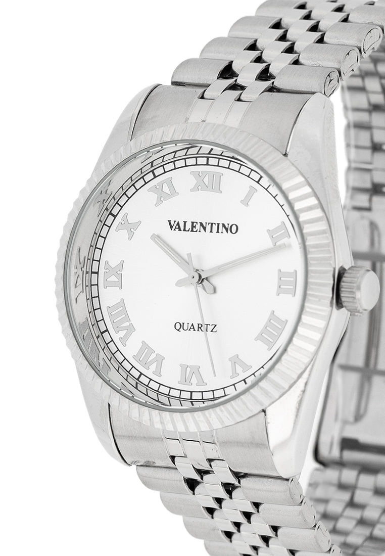 Valentino 20122404-SILVER DIAL Stainless Steel Strap Analog Watch for Men-Watch Portal Philippines