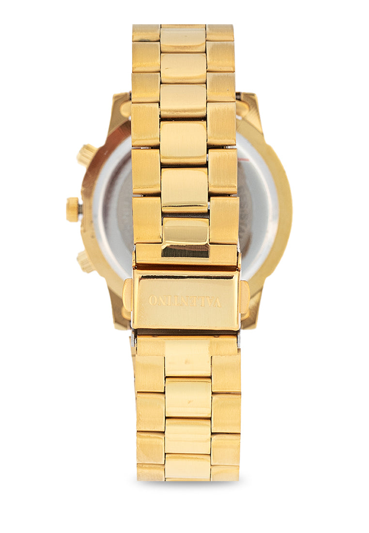 Valentino 20122406-GOLD DIAL Stainless Steel Strap Analog Watch for Women-Watch Portal Philippines