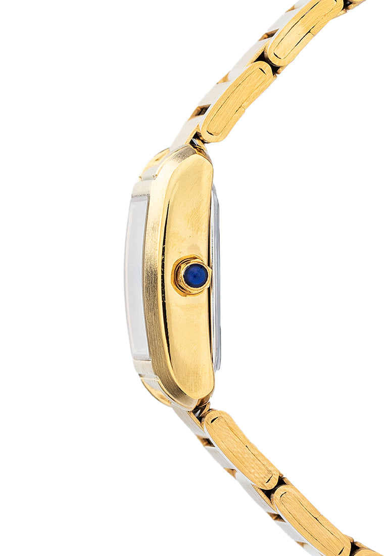 Valentino 20122420-GOLD - WHITE DIAL Stainless Steel Strap Analog Watch for Women-Watch Portal Philippines