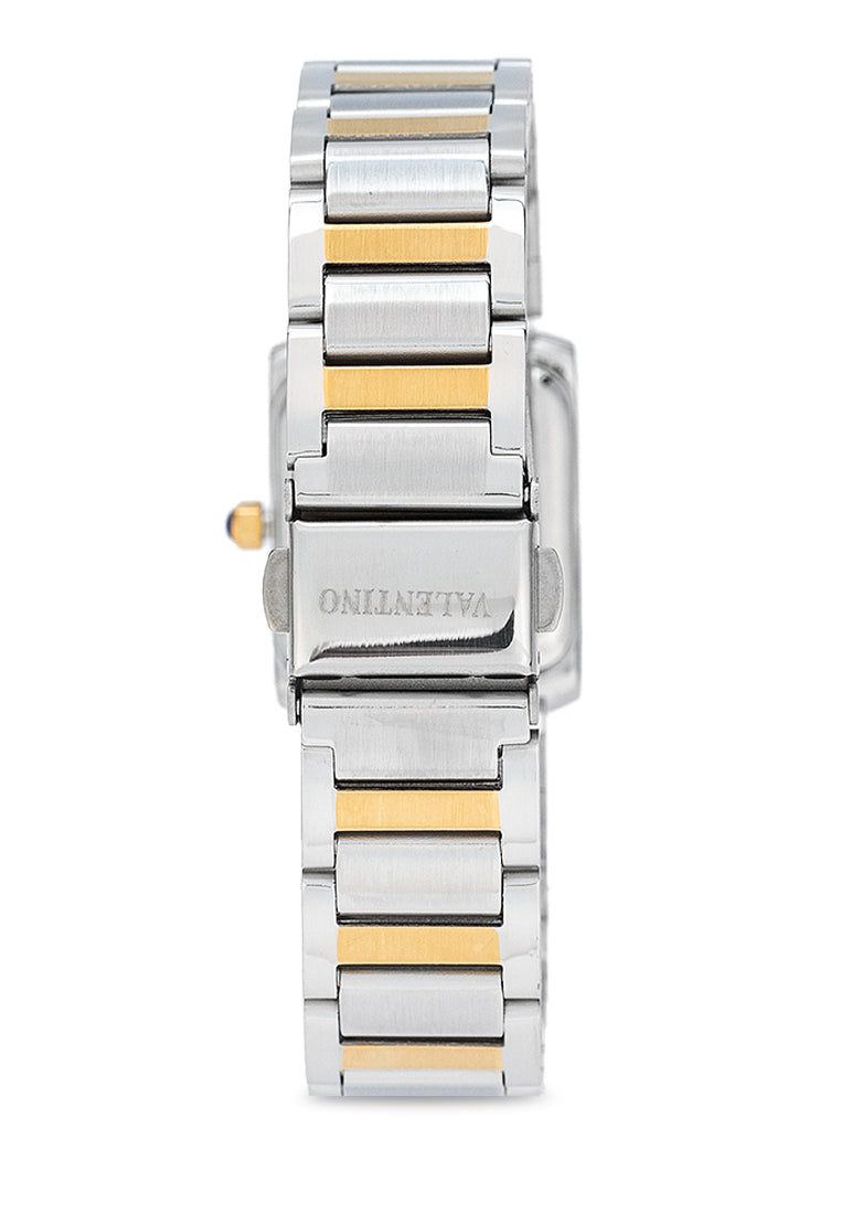 Valentino 20122420-TWO TONE - WHITE DIAL Stainless Steel Strap Analog Watch for Women-Watch Portal Philippines