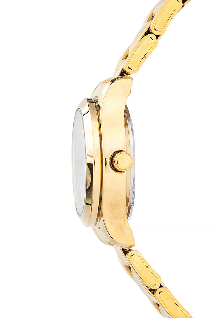 Valentino 20122423-GOLD - SILVER DIAL Stainless Steel Strap Analog Watch for Women-Watch Portal Philippines