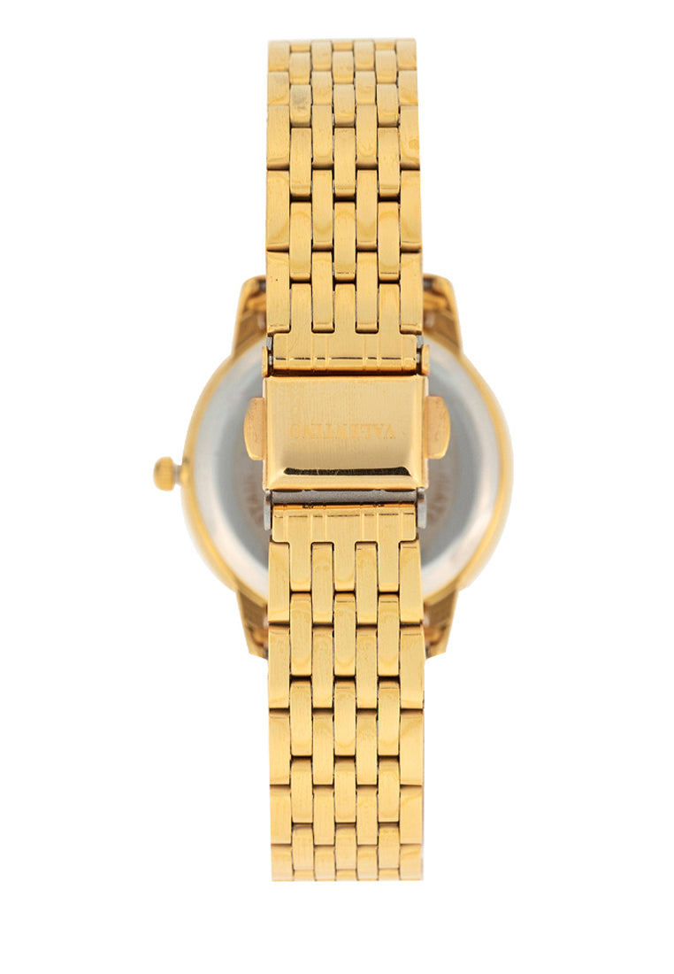 Valentino 20122445-GOLD DIAL Stainless Steel Strap Analog Watch for Women-Watch Portal Philippines