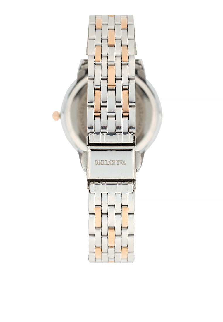 Valentino 20122446-WHITE DIAL Stainless Steel Strap Analog Watch for Women-Watch Portal Philippines