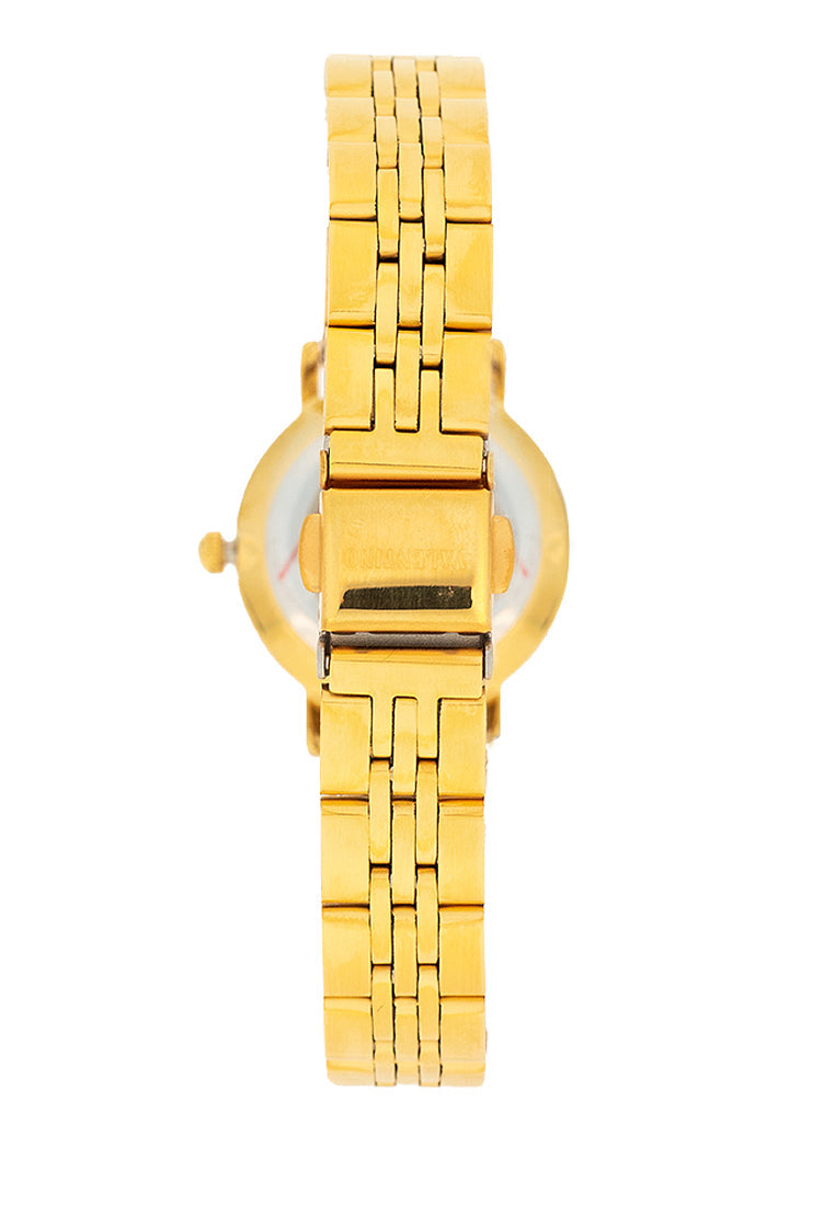 Valentino 20122448-GOLD DIAL Stainless Steel Strap Analog Watch for Women-Watch Portal Philippines