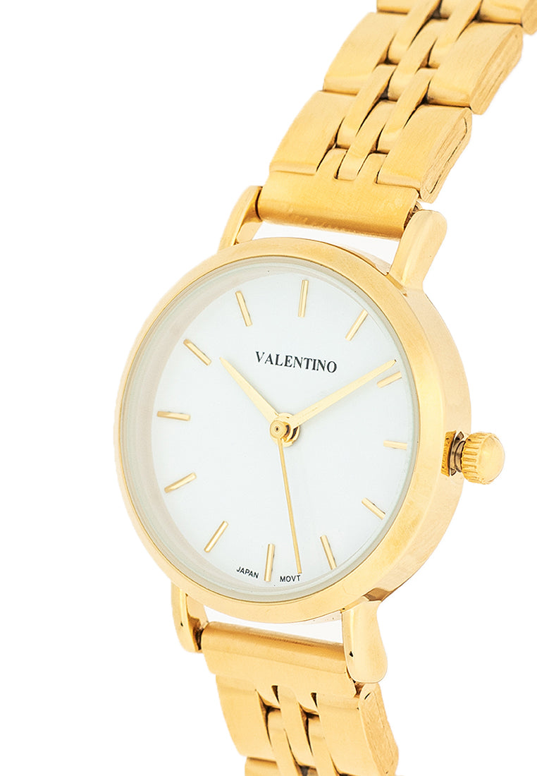 Valentino 20122448-WHITE DIAL Stainless Steel Strap Analog Watch for Women-Watch Portal Philippines