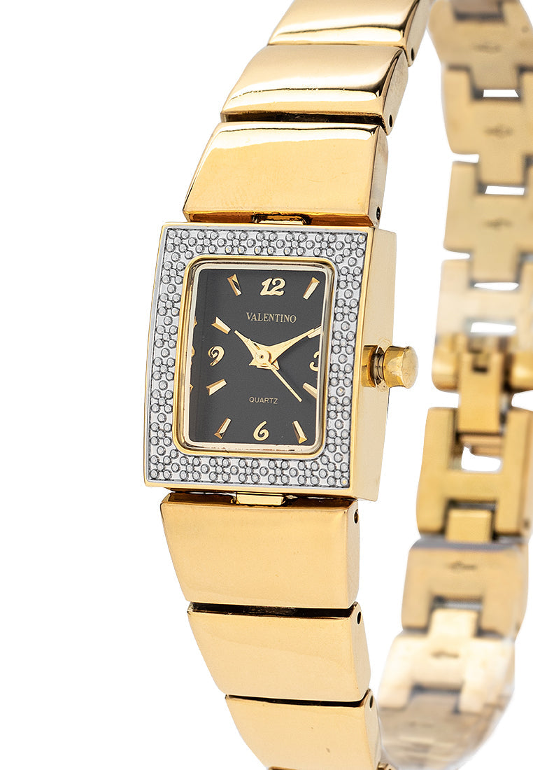 Valentino 20122450-BLACK DIAL Alloy Strap Analog Watch for Women-Watch Portal Philippines