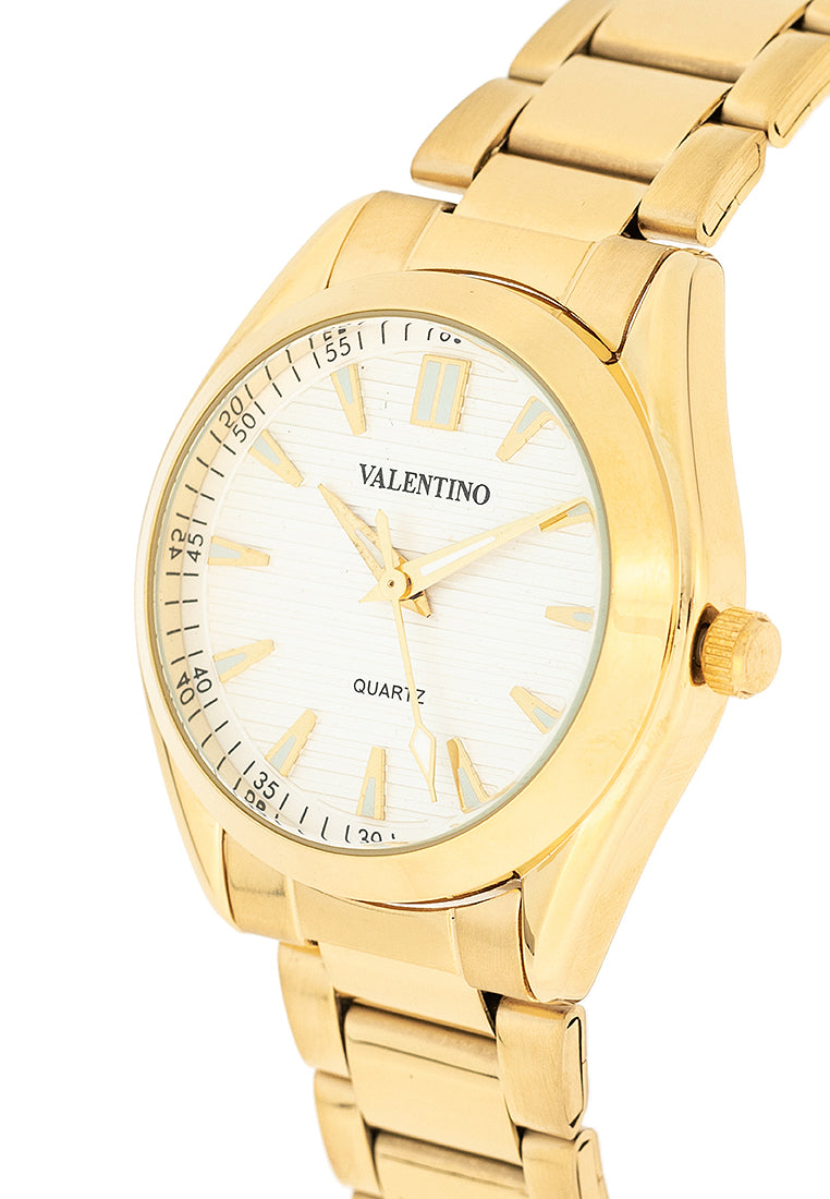 Valentino 20122455-WHITE DIAL Stainless Steel Strap Analog Watch for Women-Watch Portal Philippines