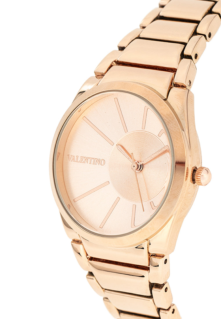 Valentino 20122461-ROSE DIAL Alloy Strap Analog Watch for Women-Watch Portal Philippines