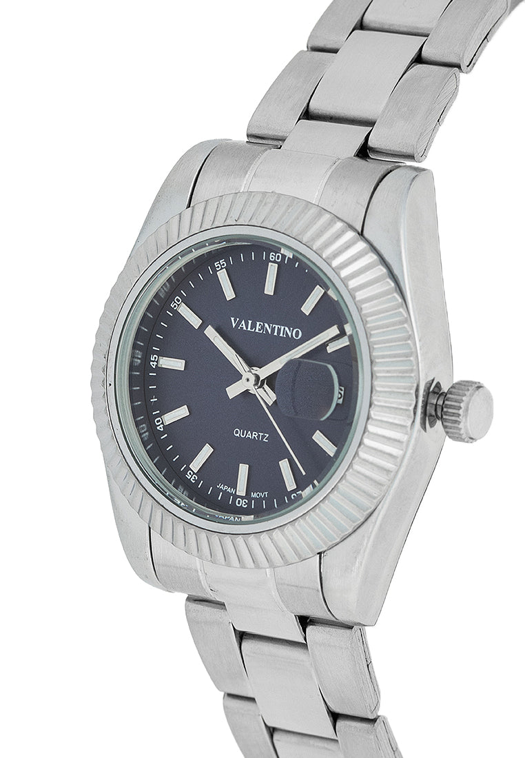 Valentino 20122469-BLUE DIAL Stainless Steel Strap Analog Watch for Women-Watch Portal Philippines